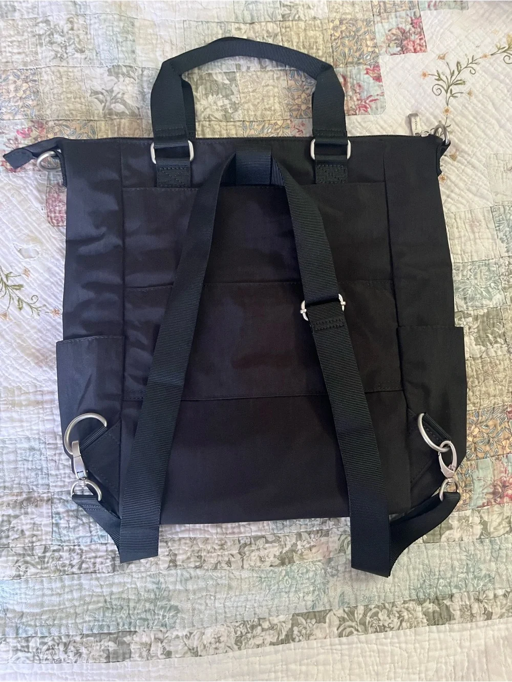 baggallini Black Tote Backpack - Versatile Carryall
